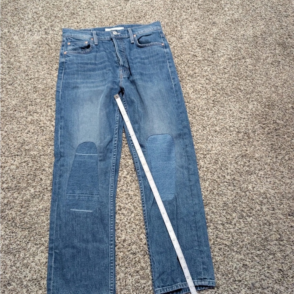 MOTHER SUPERIOR The Tomcat Kneeling in Stones Patches Jean Size 27 ret $285 - Picture 4 of 13
